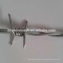 12#*14# barb wire supply low price hot dipped galvanized barbed wire